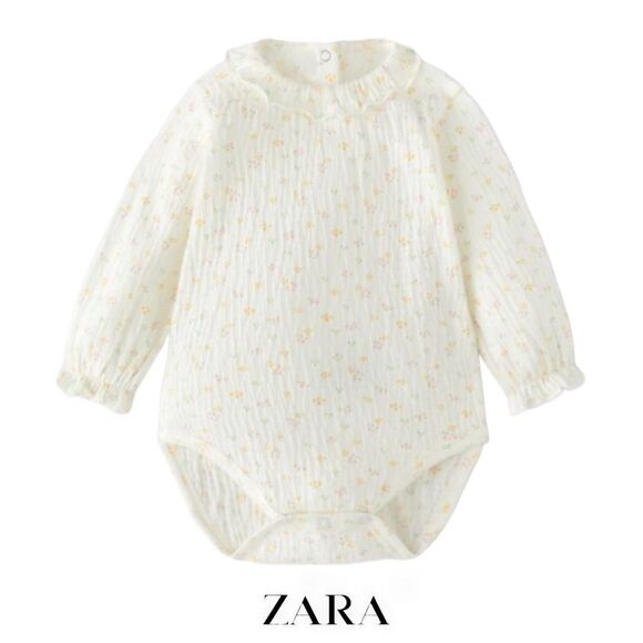 Zara Other - ZARA Baby | Ecru | TEXTURED BODYSUIT